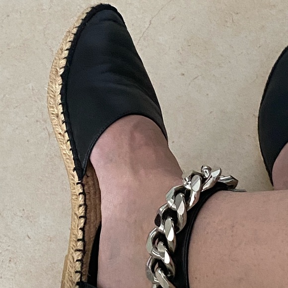 GIVENCHY Chain Detail d'Orsay Espadrille Flat - Picture 3 of 10